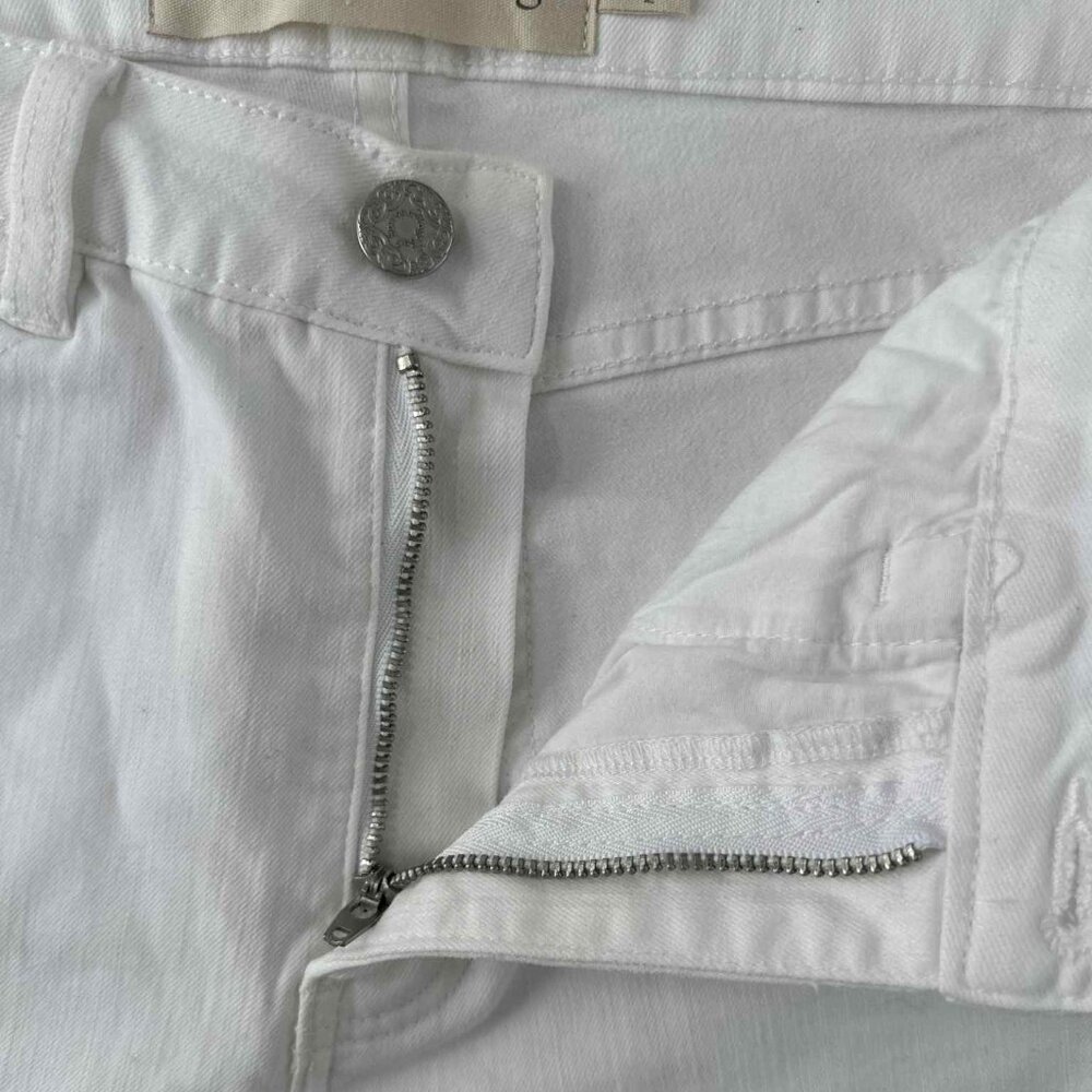 Soft Surroundings White Lace Ankle Jeansβ - Picture 9 of 15